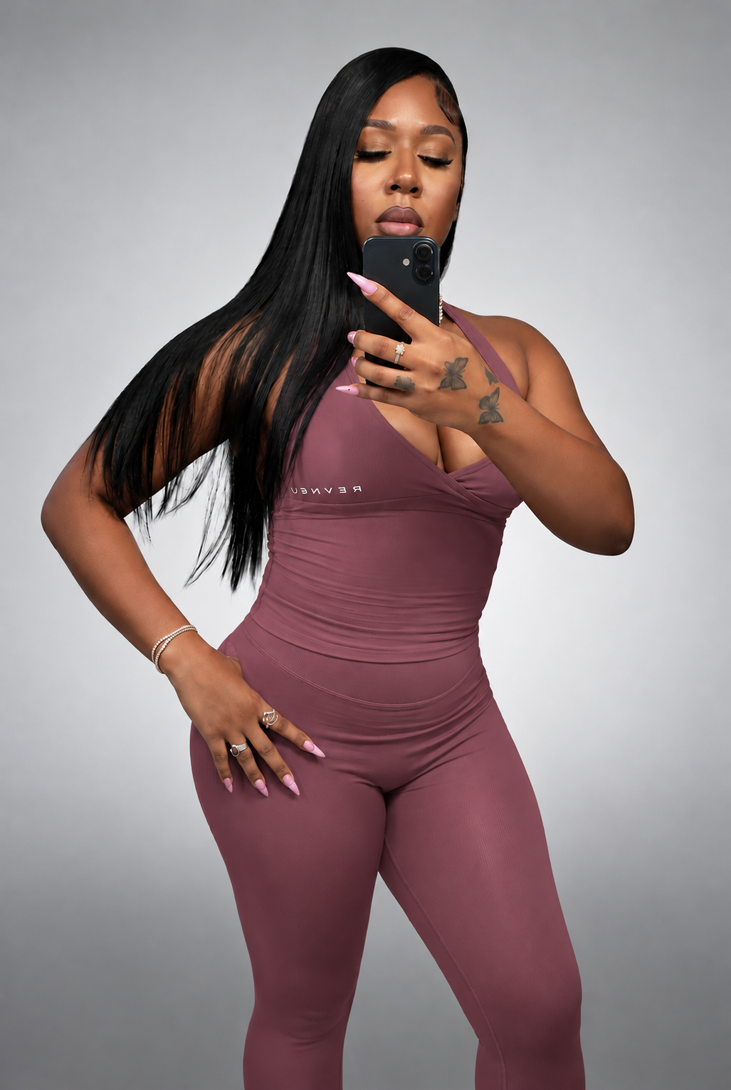 Allure sculpt halter top